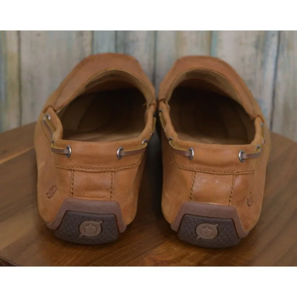 NOT AVAILABLE Leather Moccasins Size 9.5 Brown Driving Moc Shoes